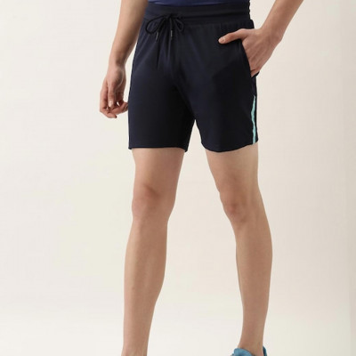 Men Navy Blue Shorts